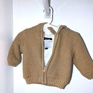 KNITTED HOODED JACKET INFANT 3M